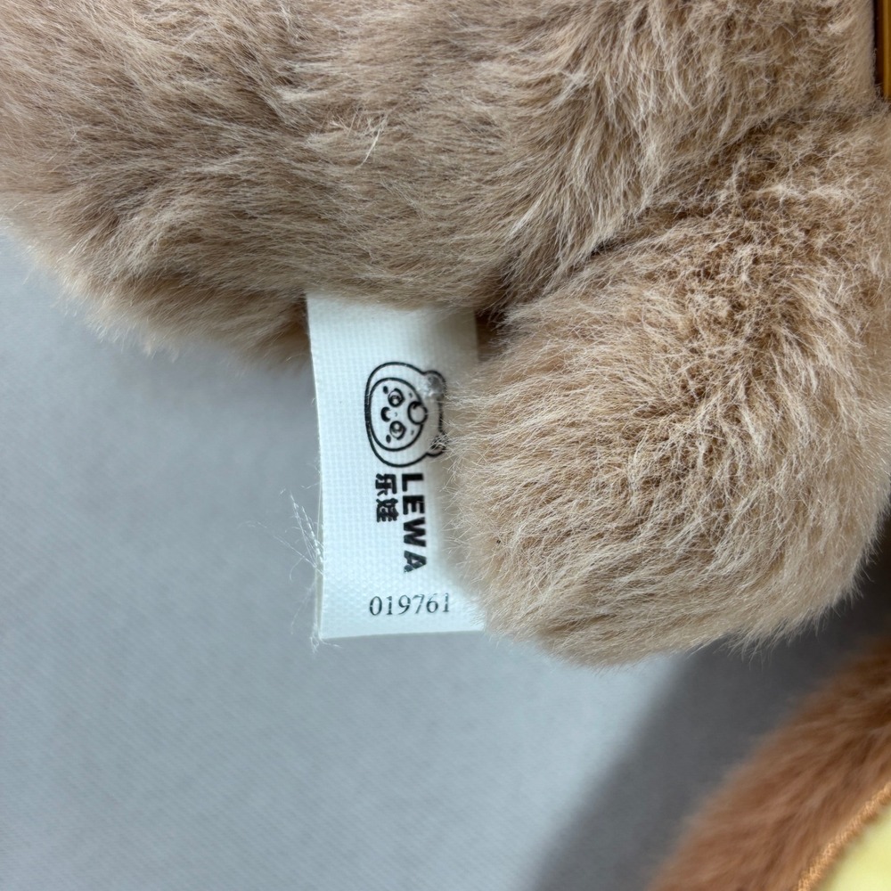 LEWA Culture Cute Anime Plush Charm Doll Pendant Brown Hat Keychain 9" Tall - Picture 6 of 12